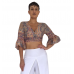 Τοπ rayon-silk με τιράντες